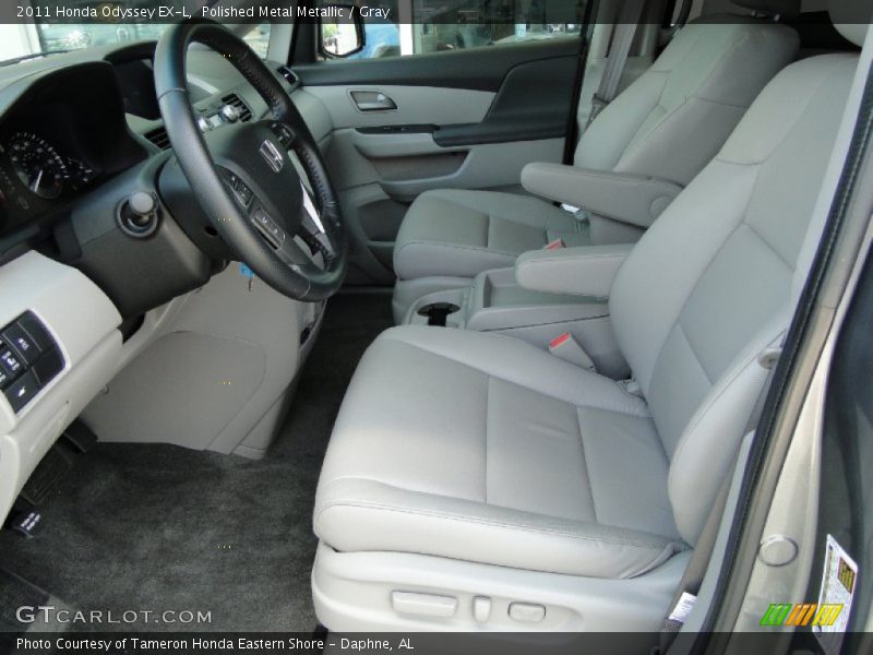Polished Metal Metallic / Gray 2011 Honda Odyssey EX-L