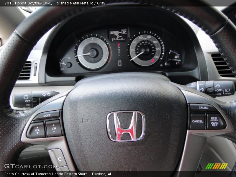 Polished Metal Metallic / Gray 2011 Honda Odyssey EX-L