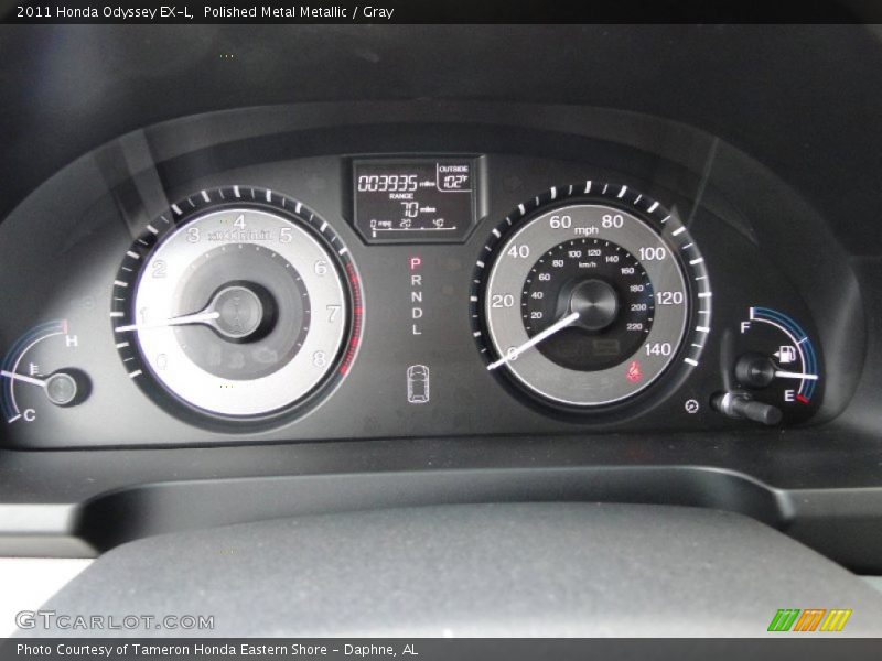 Polished Metal Metallic / Gray 2011 Honda Odyssey EX-L