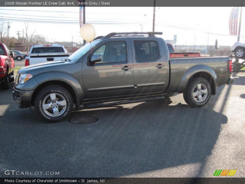 Storm Grey / Steel 2008 Nissan Frontier LE Crew Cab 4x4