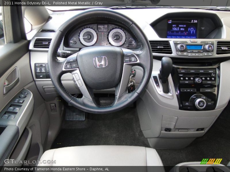 Polished Metal Metallic / Gray 2011 Honda Odyssey EX-L