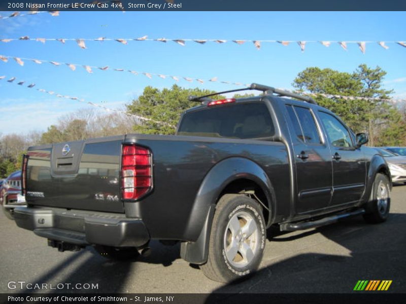 Storm Grey / Steel 2008 Nissan Frontier LE Crew Cab 4x4