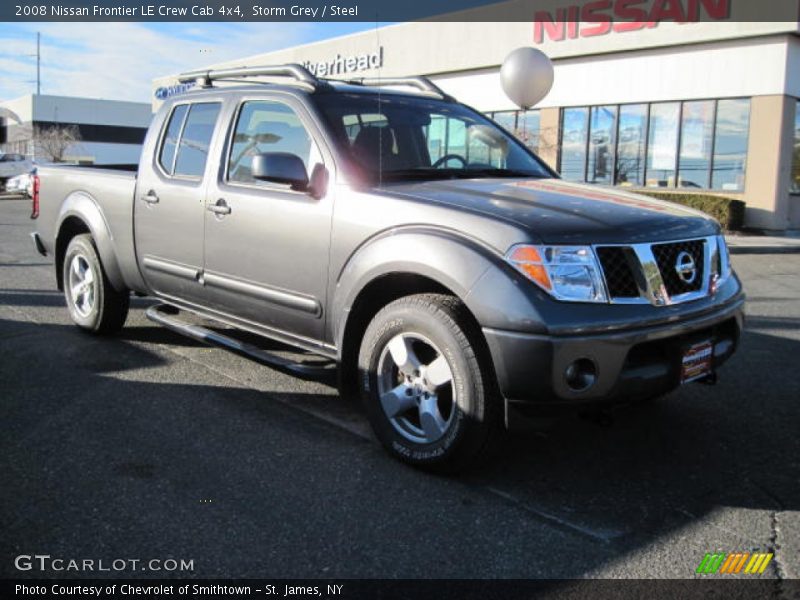 Storm Grey / Steel 2008 Nissan Frontier LE Crew Cab 4x4