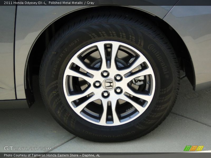 Polished Metal Metallic / Gray 2011 Honda Odyssey EX-L