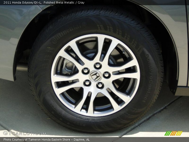 Polished Metal Metallic / Gray 2011 Honda Odyssey EX-L