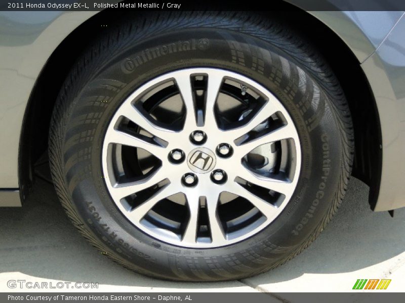 Polished Metal Metallic / Gray 2011 Honda Odyssey EX-L