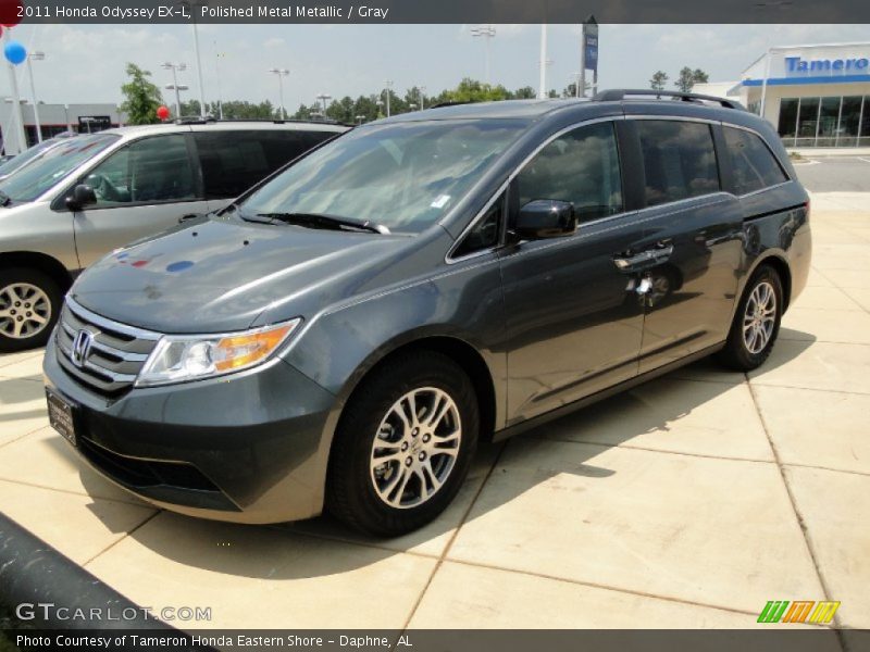 Polished Metal Metallic / Gray 2011 Honda Odyssey EX-L