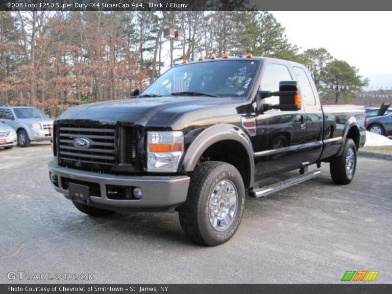 Black / Ebony 2008 Ford F250 Super Duty FX4 SuperCab 4x4