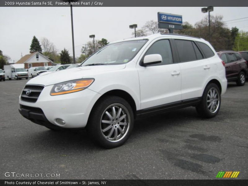  2009 Santa Fe SE Powder White Pearl