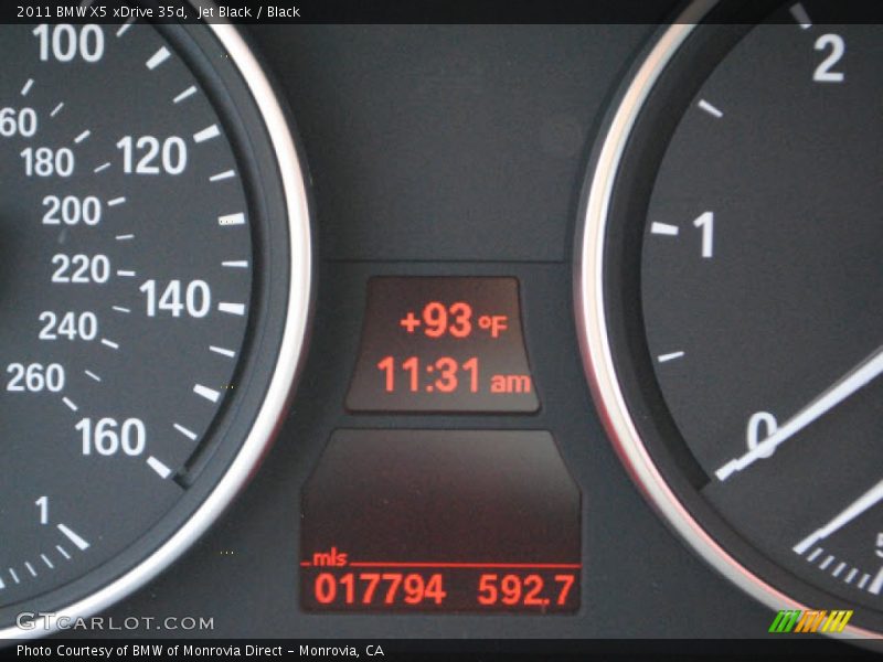 Jet Black / Black 2011 BMW X5 xDrive 35d