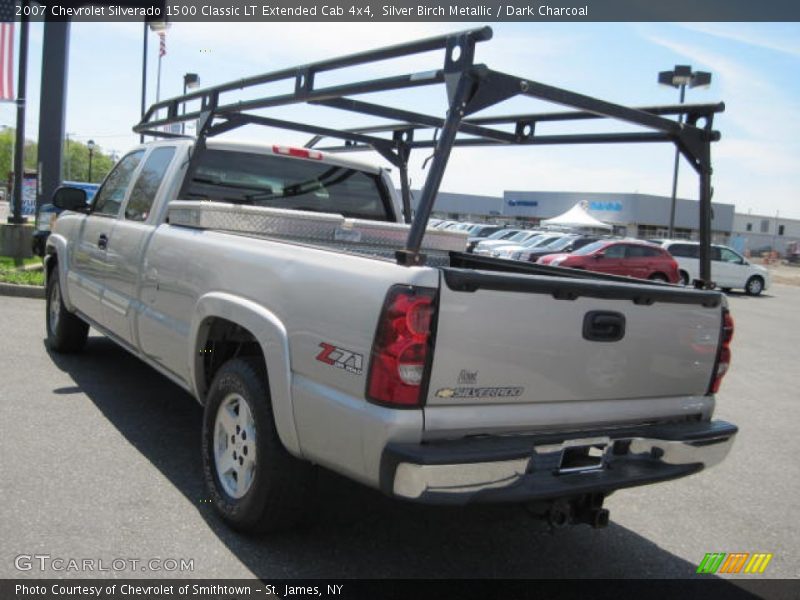 Silver Birch Metallic / Dark Charcoal 2007 Chevrolet Silverado 1500 Classic LT Extended Cab 4x4