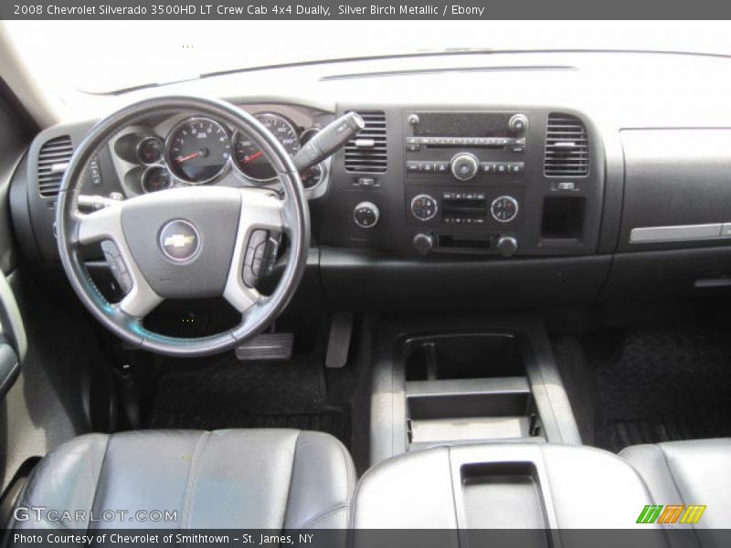 Silver Birch Metallic / Ebony 2008 Chevrolet Silverado 3500HD LT Crew Cab 4x4 Dually