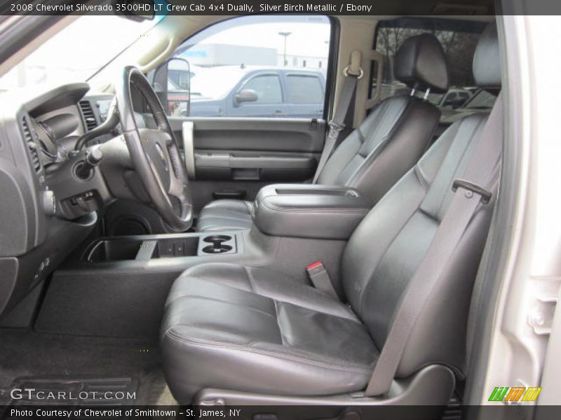 Silver Birch Metallic / Ebony 2008 Chevrolet Silverado 3500HD LT Crew Cab 4x4 Dually