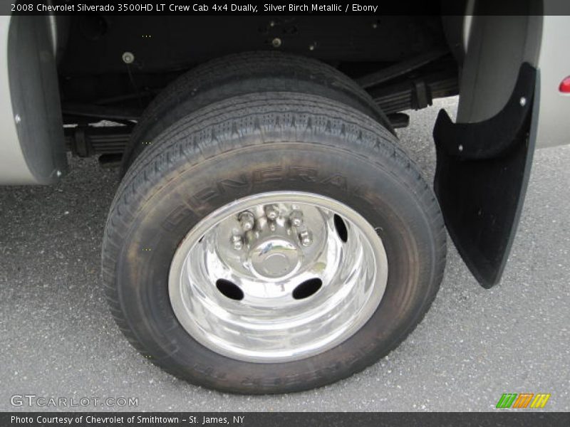 Silver Birch Metallic / Ebony 2008 Chevrolet Silverado 3500HD LT Crew Cab 4x4 Dually