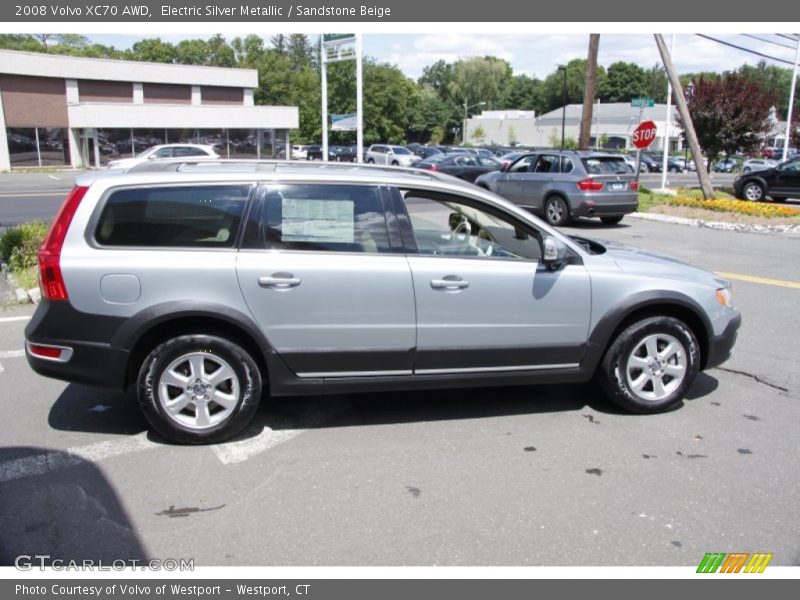 Electric Silver Metallic / Sandstone Beige 2008 Volvo XC70 AWD