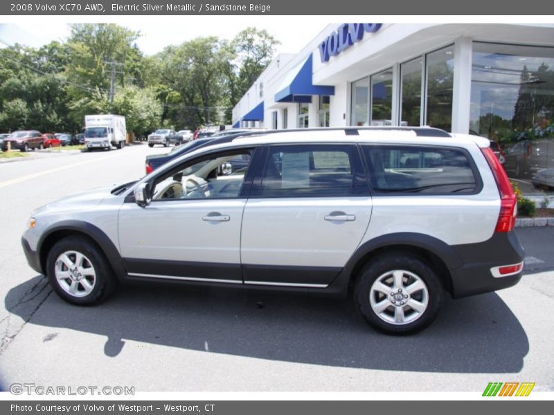 Electric Silver Metallic / Sandstone Beige 2008 Volvo XC70 AWD