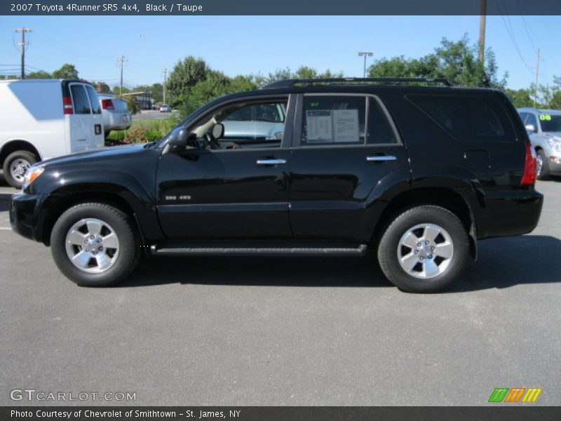 Black / Taupe 2007 Toyota 4Runner SR5 4x4