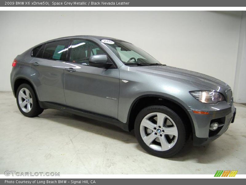 Space Grey Metallic / Black Nevada Leather 2009 BMW X6 xDrive50i