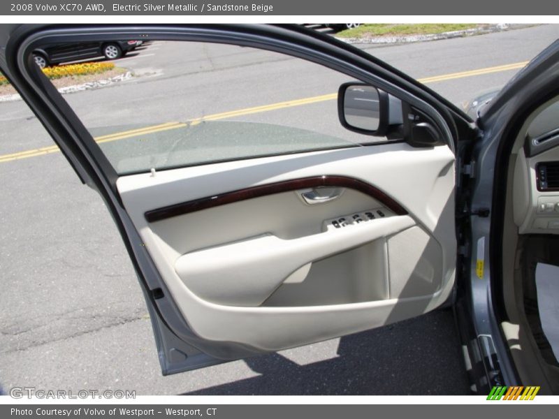 Electric Silver Metallic / Sandstone Beige 2008 Volvo XC70 AWD