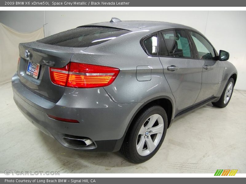 Space Grey Metallic / Black Nevada Leather 2009 BMW X6 xDrive50i