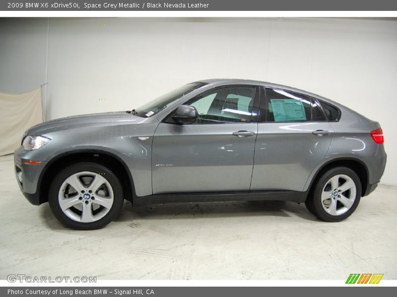 Space Grey Metallic / Black Nevada Leather 2009 BMW X6 xDrive50i