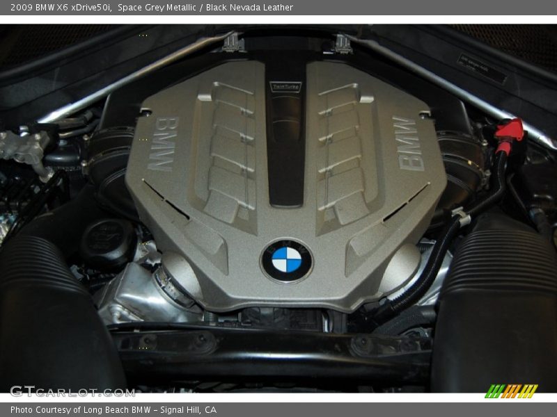 Space Grey Metallic / Black Nevada Leather 2009 BMW X6 xDrive50i