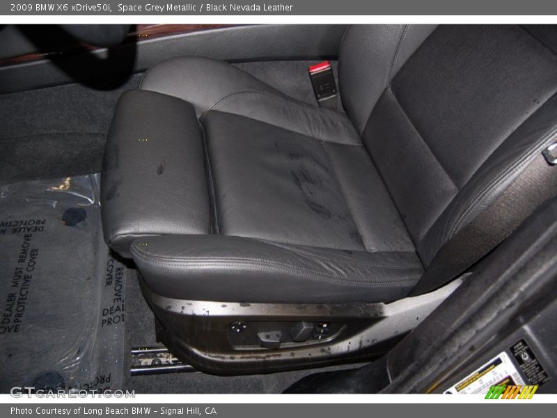 Space Grey Metallic / Black Nevada Leather 2009 BMW X6 xDrive50i