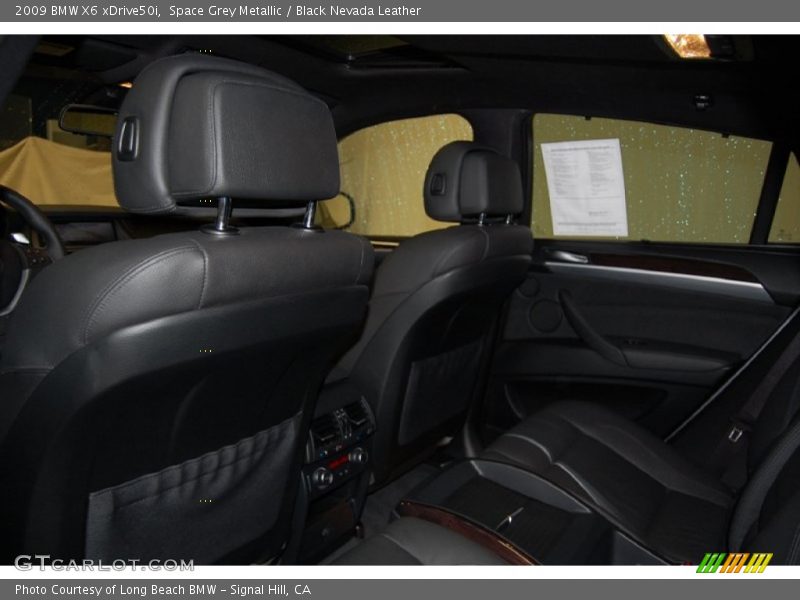 Space Grey Metallic / Black Nevada Leather 2009 BMW X6 xDrive50i