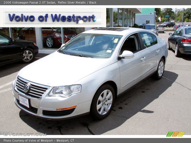 Reflex Silver Metallic / Black 2006 Volkswagen Passat 2.0T Sedan