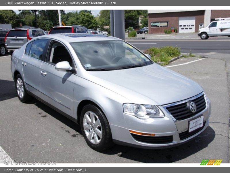 Reflex Silver Metallic / Black 2006 Volkswagen Passat 2.0T Sedan
