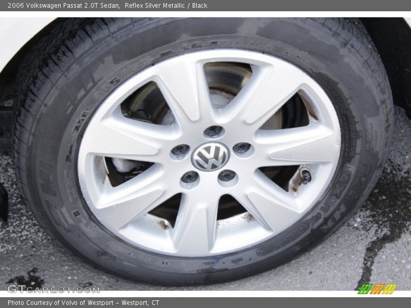 Reflex Silver Metallic / Black 2006 Volkswagen Passat 2.0T Sedan