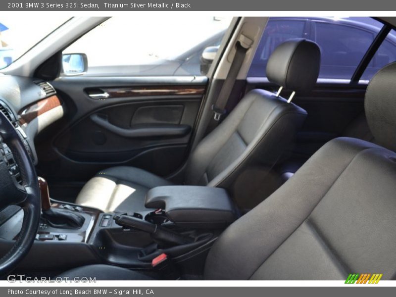 Titanium Silver Metallic / Black 2001 BMW 3 Series 325i Sedan