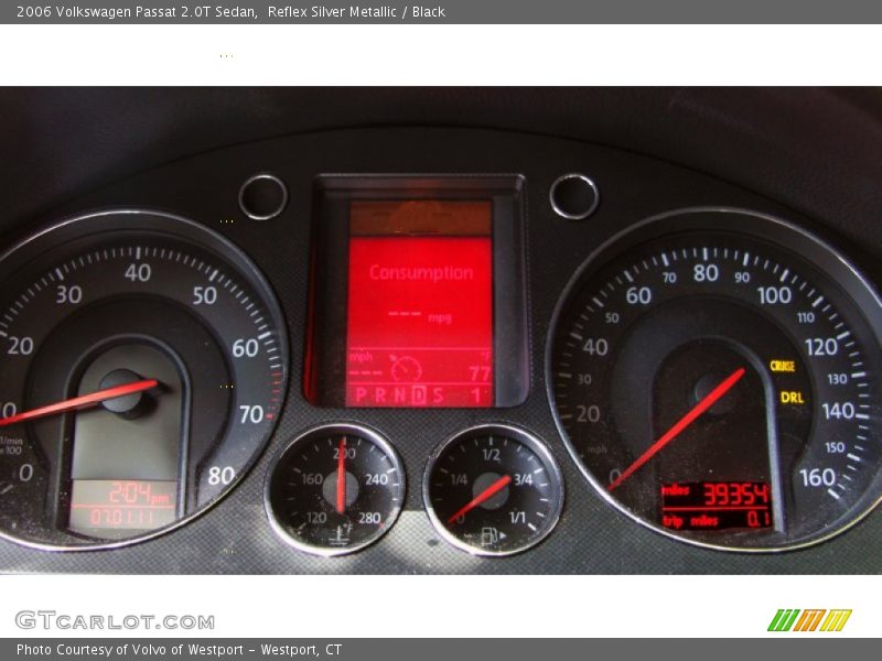Reflex Silver Metallic / Black 2006 Volkswagen Passat 2.0T Sedan
