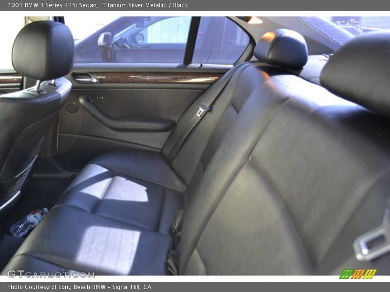 Titanium Silver Metallic / Black 2001 BMW 3 Series 325i Sedan