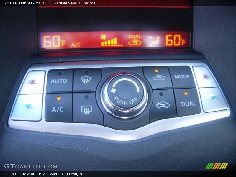 Radiant Silver / Charcoal 2010 Nissan Maxima 3.5 S