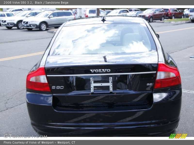 Black / Sandstone Beige 2008 Volvo S80 3.2