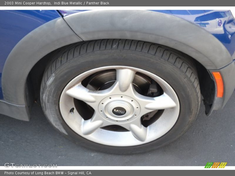Indi Blue Metallic / Panther Black 2003 Mini Cooper Hardtop