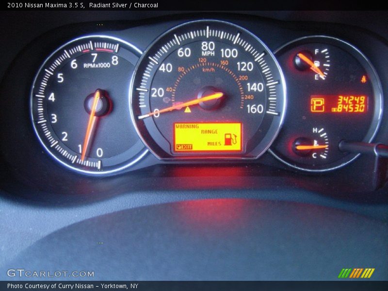 Radiant Silver / Charcoal 2010 Nissan Maxima 3.5 S