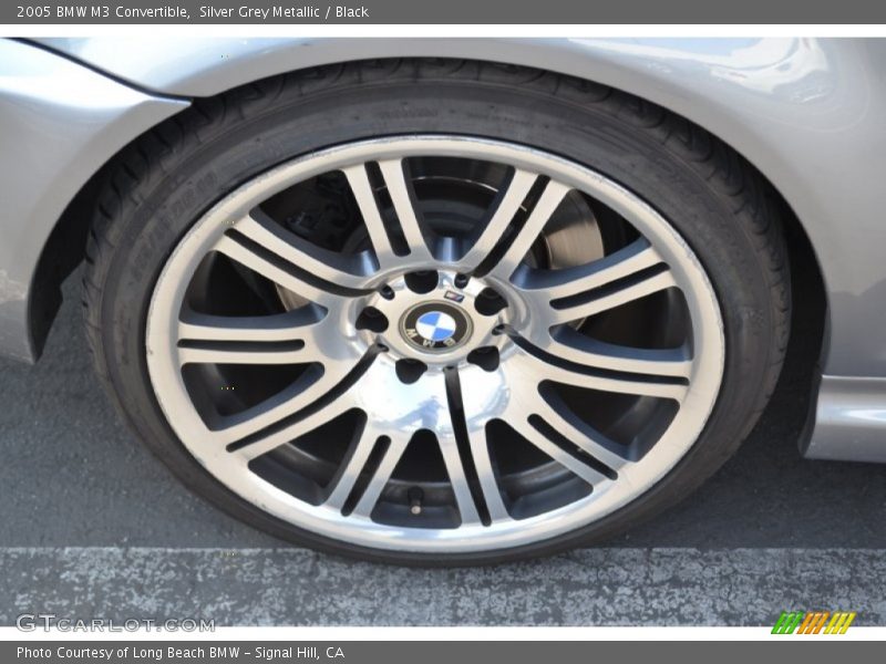 Silver Grey Metallic / Black 2005 BMW M3 Convertible