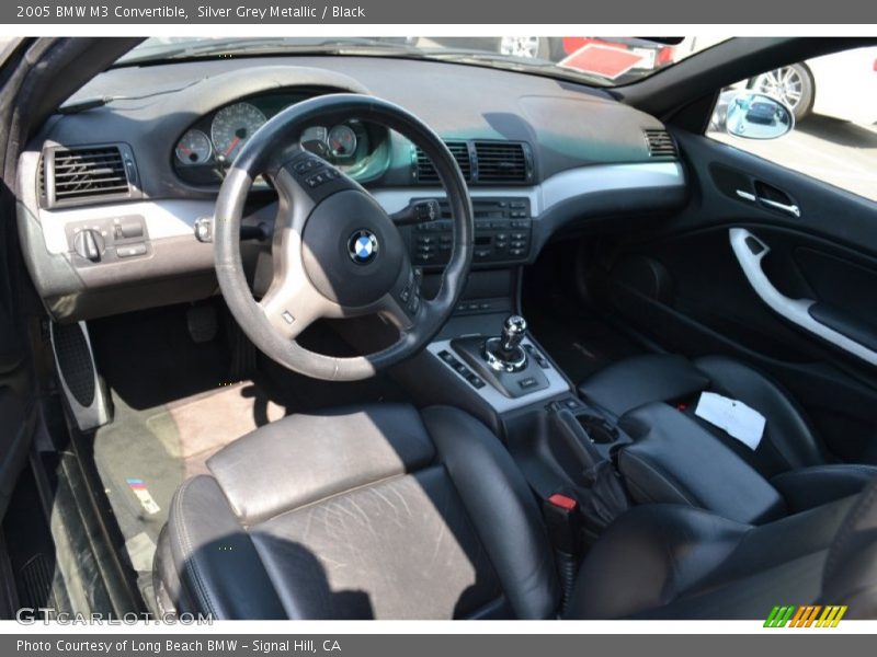 Silver Grey Metallic / Black 2005 BMW M3 Convertible