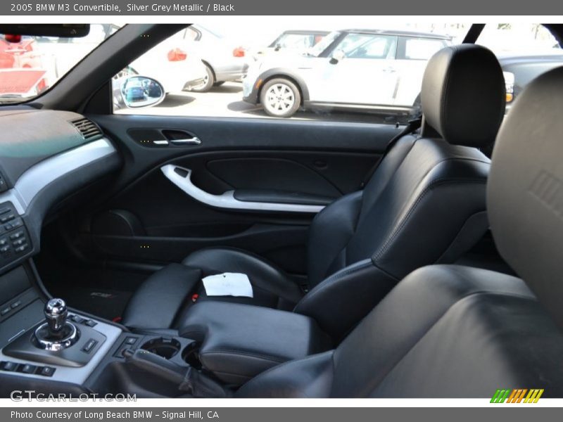 Silver Grey Metallic / Black 2005 BMW M3 Convertible