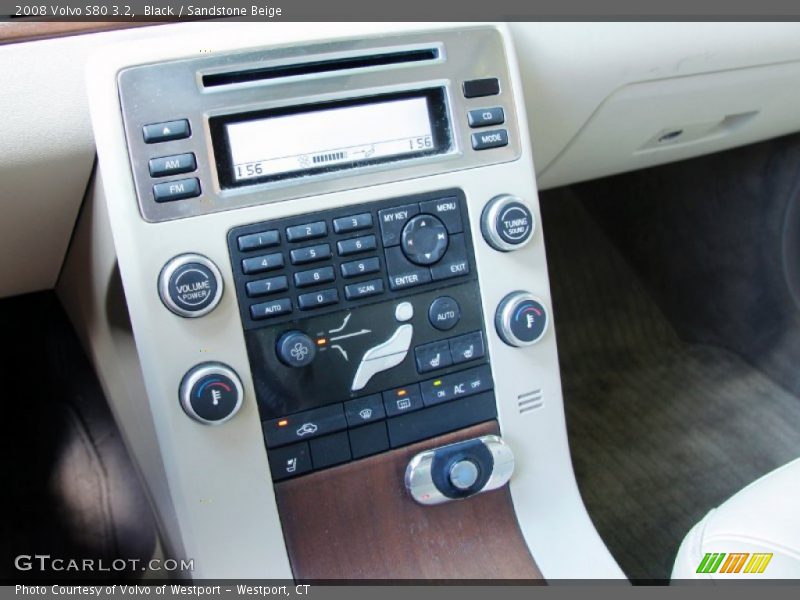 Black / Sandstone Beige 2008 Volvo S80 3.2