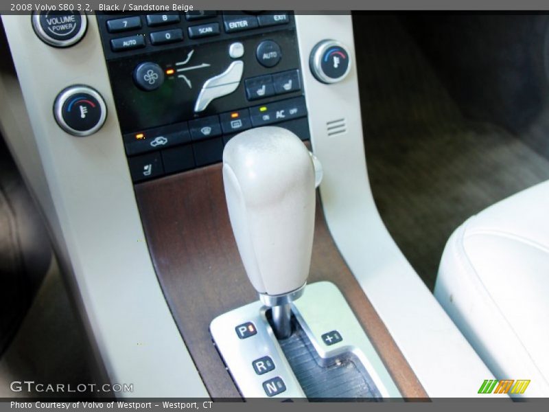 Black / Sandstone Beige 2008 Volvo S80 3.2