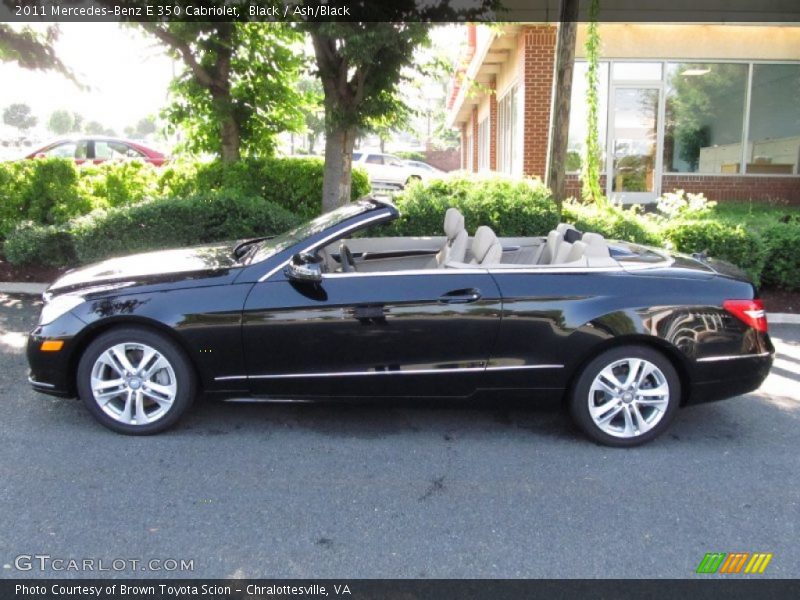 Black / Ash/Black 2011 Mercedes-Benz E 350 Cabriolet