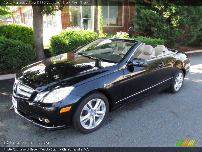 Black / Ash/Black 2011 Mercedes-Benz E 350 Cabriolet