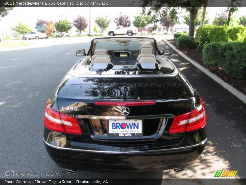 Black / Ash/Black 2011 Mercedes-Benz E 350 Cabriolet