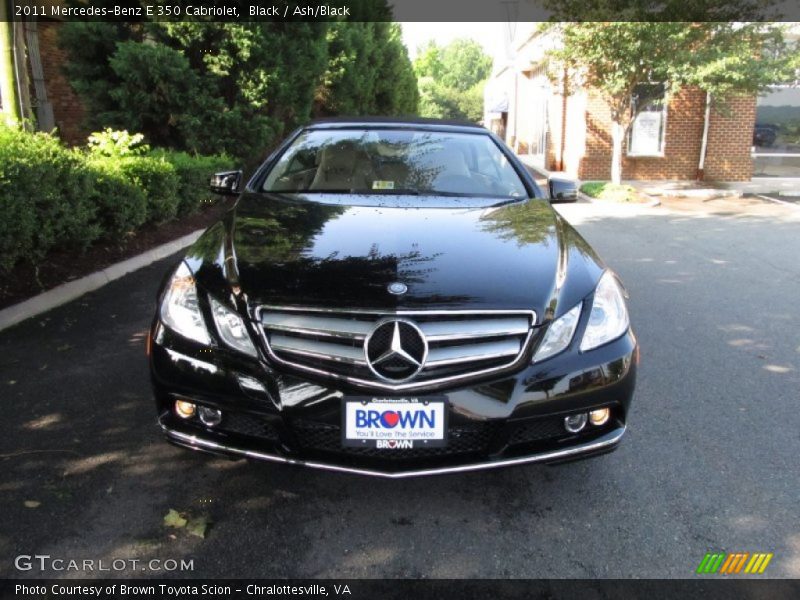 Black / Ash/Black 2011 Mercedes-Benz E 350 Cabriolet