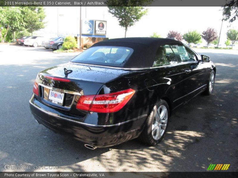 Black / Ash/Black 2011 Mercedes-Benz E 350 Cabriolet