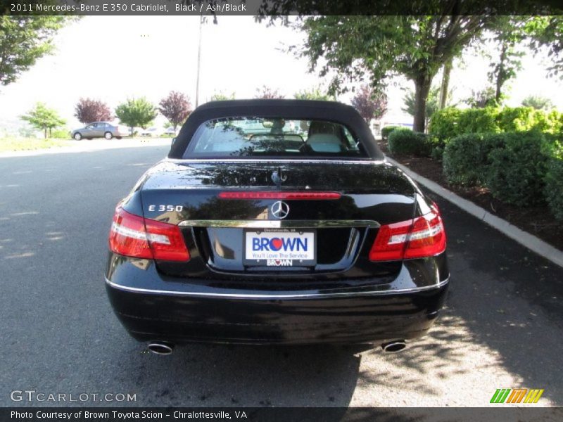 Black / Ash/Black 2011 Mercedes-Benz E 350 Cabriolet