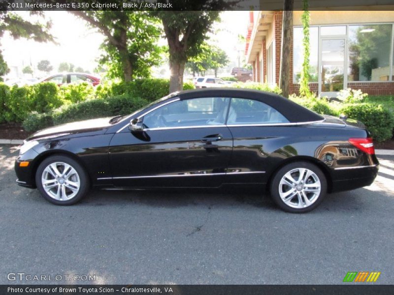 Black / Ash/Black 2011 Mercedes-Benz E 350 Cabriolet